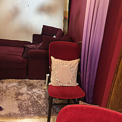 築33年/IKEA/紫のカーテン/Francfranc/リビングのインテリア実例 - 2021-04-16 18:21:39