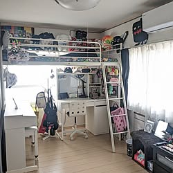 部屋全体/夏の模様替え/長女部屋/女子部屋/すっきりさせたい...などのインテリア実例 - 2023-07-22 08:49:39