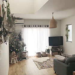 部屋全体/クリスマス/初投稿/IKEA/ドライフラワー...などのインテリア実例 - 2018-11-20 21:35:43