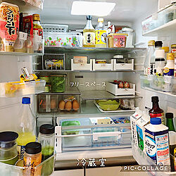 HITACHIの冷蔵庫/冷蔵庫の中/いいね！ありがとうございます♪/ダイソー/キッチン...などのインテリア実例 - 2020-06-28 16:00:04