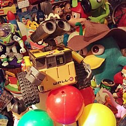 棚/wall-e/ピクサー/おもちゃ/ディズニー...などのインテリア実例 - 2015-10-05 18:56:16