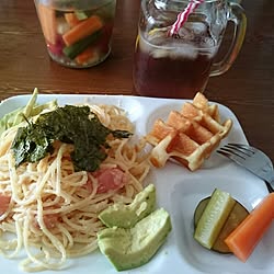 キッチン/Cafe風ランチ/こんにちは+*。/いいね&フォローありがとうございます☆のインテリア実例 - 2015-08-25 12:49:33