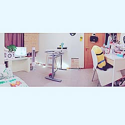 部屋全体/Claire's/フラミンゴ/リサイクル/IKEA...などのインテリア実例 - 2017-06-16 03:12:43