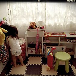 リビング/IKEA/カーテン/収納/子供コーナーのインテリア実例 - 2013-12-23 23:52:55