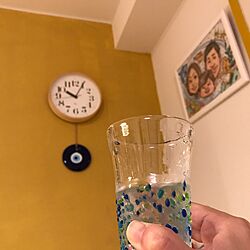 壁/天井/RIKI Clock/トルコ雑貨/ナザールボンジュウ/琉球グラス...などのインテリア実例 - 2017-06-19 23:04:55