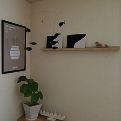 壁/天井/手作り/IKEA/マリメッコ/モビール...などのインテリア実例 - 2014-04-23 11:02:03