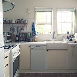 キッチン/ミーレ 食洗機/IKEAのキッチン/上げ下げ窓/白いタイルのインテリア実例 - 2016-06-16 10:45:10