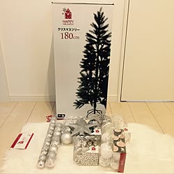 リビング/クリスマスツリー/ニトリ/クリスマス/ホワイト...などのインテリア実例 - 2016-11-14 22:13:45