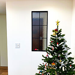 クリスマスツリー/室内窓/DIY/リビングのインテリア実例 - 2021-12-20 17:43:04