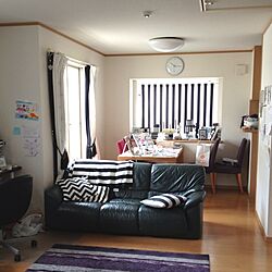 部屋全体/IKEA/ニトリ/白黒のインテリア実例 - 2014-01-23 00:00:16
