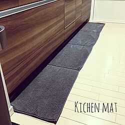 キッチン/IKEAラグ/IKEA/激安/モノトーン...などのインテリア実例 - 2017-05-14 21:40:24