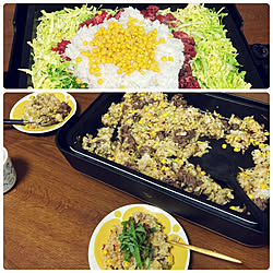 時短飯/時短料理/象印ホットプレート/象印STAN./象印...などのインテリア実例 - 2022-04-17 21:30:53