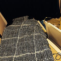 ベッド周り/一人暮らし/メンズ部屋/IKEA/パネルヒーターのインテリア実例 - 2013-12-15 00:10:02