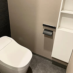 バス/トイレ/シンプルモダン/トイレの収納/トイレットペーパーホルダー/カワジュン...などのインテリア実例 - 2023-09-03 10:20:08