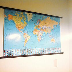 世界地図のインテリア実例 - 2013-10-10 21:11:45