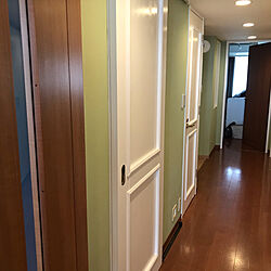 廊下/モールディング/ミッチャクロン/室内ドア/塗装DIY...などのインテリア実例 - 2020-07-13 11:54:57