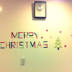 クリスマス/クリスマスパーティー(⌒▽⌒)/クリスマス 飾り付け/クリスマスのデコレーションのインテリア実例 - 2012-12-20 22:05:54