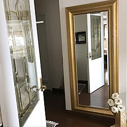 IKEAの鏡/ゴールドインテリア/玄関/入り口のインテリア実例 - 2021-11-28 03:46:23