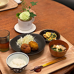 食器/お花/おうちごはん/晩ご飯/机のインテリア実例 - 2020-11-26 11:45:50