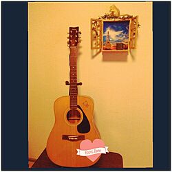 部屋全体/RoomClip5周年/ギター/アコースティックギター/アコギ...などのインテリア実例 - 2017-05-03 18:27:11