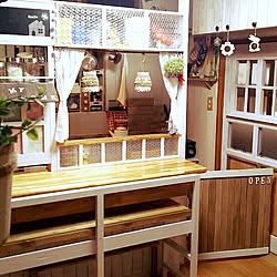 部屋全体/築30年の戸建て/カントリー/ディアウォール/長椅子diy...などのインテリア実例 - 2017-04-06 07:58:17