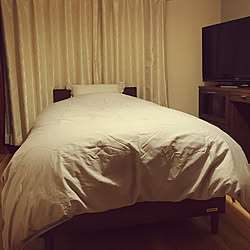ベッド周り/狭くてもあきらめない/狭い部屋/ホテルライクを目指して/一人暮らし...などのインテリア実例 - 2019-01-01 17:23:44