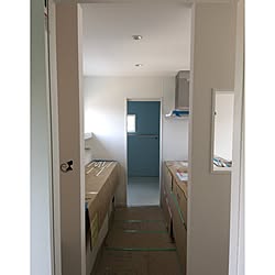 部屋全体/Kitchen入りました/建築中/マイホーム建築中のインテリア実例 - 2015-03-21 14:09:44