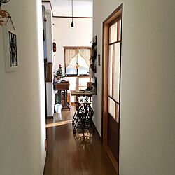 玄関/入り口/廊下/昭和レトロ/古いガラス/型ガラスのインテリア実例 - 2016-12-19 08:40:57