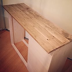 キッチン/キッチンカウンターDIY/完成ではない。/DIY/キッチンカウンターのインテリア実例 - 2013-10-15 15:33:14