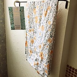 バス/トイレ/一階トイレ/セリアの手縫いのインテリア実例 - 2017-07-04 16:49:33