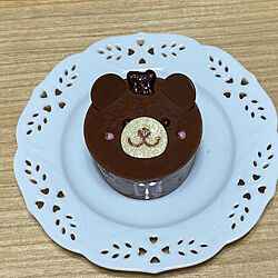 美味しい/くまさんケーキ/チョコケーキ♡/チョコケーキ/チョコレートケーキ...などのインテリア実例 - 2020-01-03 16:45:13