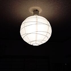 ベッド周り/和室/IKEA/和風照明のインテリア実例 - 2015-01-20 23:25:05