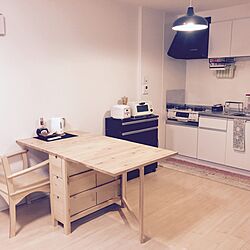 キッチン/IKEA/シンプル/DIY/ニトリ...などのインテリア実例 - 2017-04-02 22:15:45