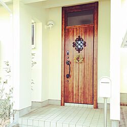 玄関/入り口/ドア/中古住宅/リクシルの玄関ドアのインテリア実例 - 2016-03-25 14:45:23
