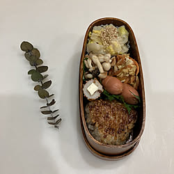 お付き合いありがとうございます(ﾟ∀ﾟ)/趣味/わっぱ弁当/謎のお弁当記録/机のインテリア実例 - 2022-01-22 06:55:18