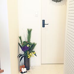 玄関/入り口/お正月のお花のインテリア実例 - 2015-01-03 23:56:56