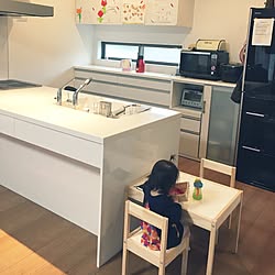 キッチン/IKEA 子供用テーブル/IKEAのインテリア実例 - 2017-04-11 16:01:39