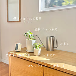 スタッキングキャビネット/デジタル温湿度計/壁に付けられる家具/リフォーム/すっきり暮らす...などのインテリア実例 - 2022-02-26 13:49:13