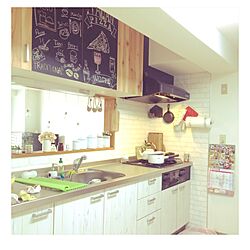 キッチン/DIY/リメイク/手作り/壁紙のインテリア実例 - 2015-01-31 15:55:02