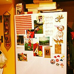 キッチン/冷蔵庫/ポストカードのインテリア実例 - 2013-06-21 00:00:40
