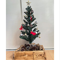 クリスマスツリー/端材処理/DIY/木工雑貨/木工DIY...などのインテリア実例 - 2021-12-20 21:54:21