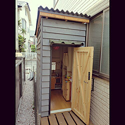 玄関/入り口/小屋DIY /DIY/小屋のインテリア実例 - 2019-08-18 00:18:58