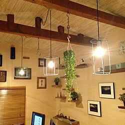 壁/天井/ハンドメイド/DIY/照明/多肉植物のインテリア実例 - 2014-01-30 23:13:41