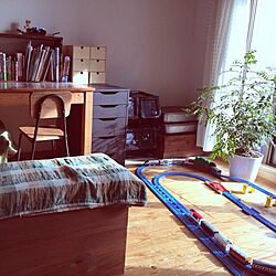 部屋全体/IKEA/おもちゃ収納/アルミ箱/収納のインテリア実例 - 2014-02-10 08:54:23