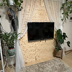 DIY/テレビ壁掛け/IKEAのインテリア実例 - 2023-07-05 19:56:30