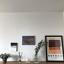 ユーカリ/Rothko/アートのある暮らし/二人暮らし/シンプル...などのインテリア実例 - 2020-08-20 05:40:31
