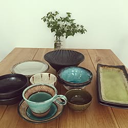 ベッド周り/コーヒーカップ/本日のお買い物/和食器/ベッドまわりじゃないです…...などのインテリア実例 - 2016-09-09 14:42:22