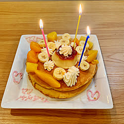 プッチンプリン/ひとつ歳を重ねました。/手作りの誕生日ケーキ/いつもいいねありがとうございます♡/RCの出会いに感謝♡...などのインテリア実例 - 2022-11-06 16:57:19