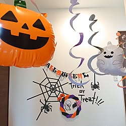 玄関/入り口/ハロウィン/LIXIL/建て売り住宅/ハロウィンパーティー飾り付け...などのインテリア実例 - 2023-11-01 20:09:50