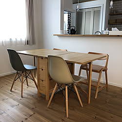 ナチュラル/北欧/シンプルな暮らし/キッチン/IKEAのダイニングテーブルのインテリア実例 - 2021-09-06 09:58:52